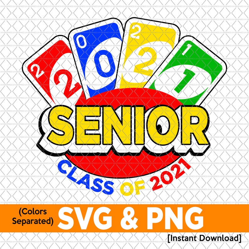 Download Uno SENIOR Shirt 2021 Senior graduation Design SVG | Etsy