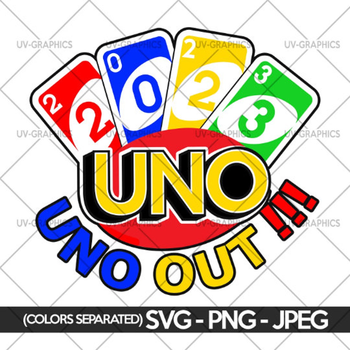 Uno Out Shirt 2023 Senior Graduation Design SVG instant Etsy