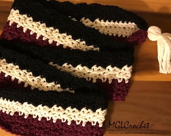 PATTERN Lorelai Scarf | Crochet Scarf Pattern | Long Scarf with Tassels | Beginner Tutorial | Step-by-step instructions | Includes photos