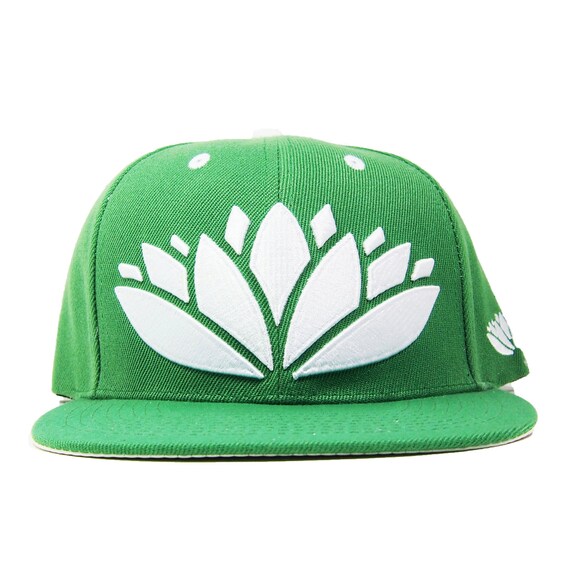 Lotus Snapback Hat Etsy