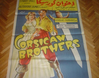 Original Movie Poster "The Corsican Brothers" 1941