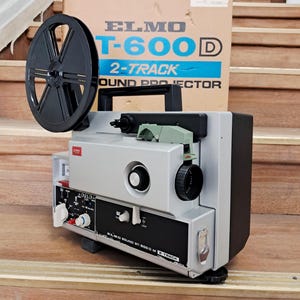 Vintage Elmo ST-600 D 2 Track 8mm Sound Projector - Etsy