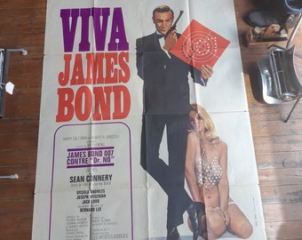 Authentic "Viva James Bond" ,Movie Poster 1970's