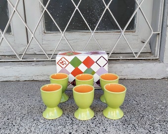 Vintage Ceramic Egg Holder/Cup Set