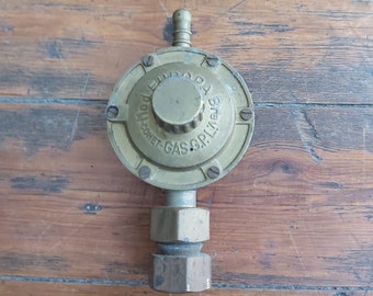 Vintage Brass Gas/Boiler Gauge Valve