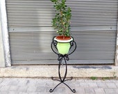 Vintage Cast Iron Plant Pot Holder