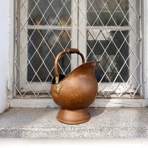 Vintage koperen houtskoolpot