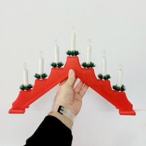 Vintage  Christmas  Electric  Candelabra