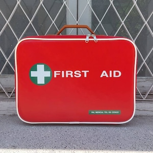 Vintage First Aid Case Bag