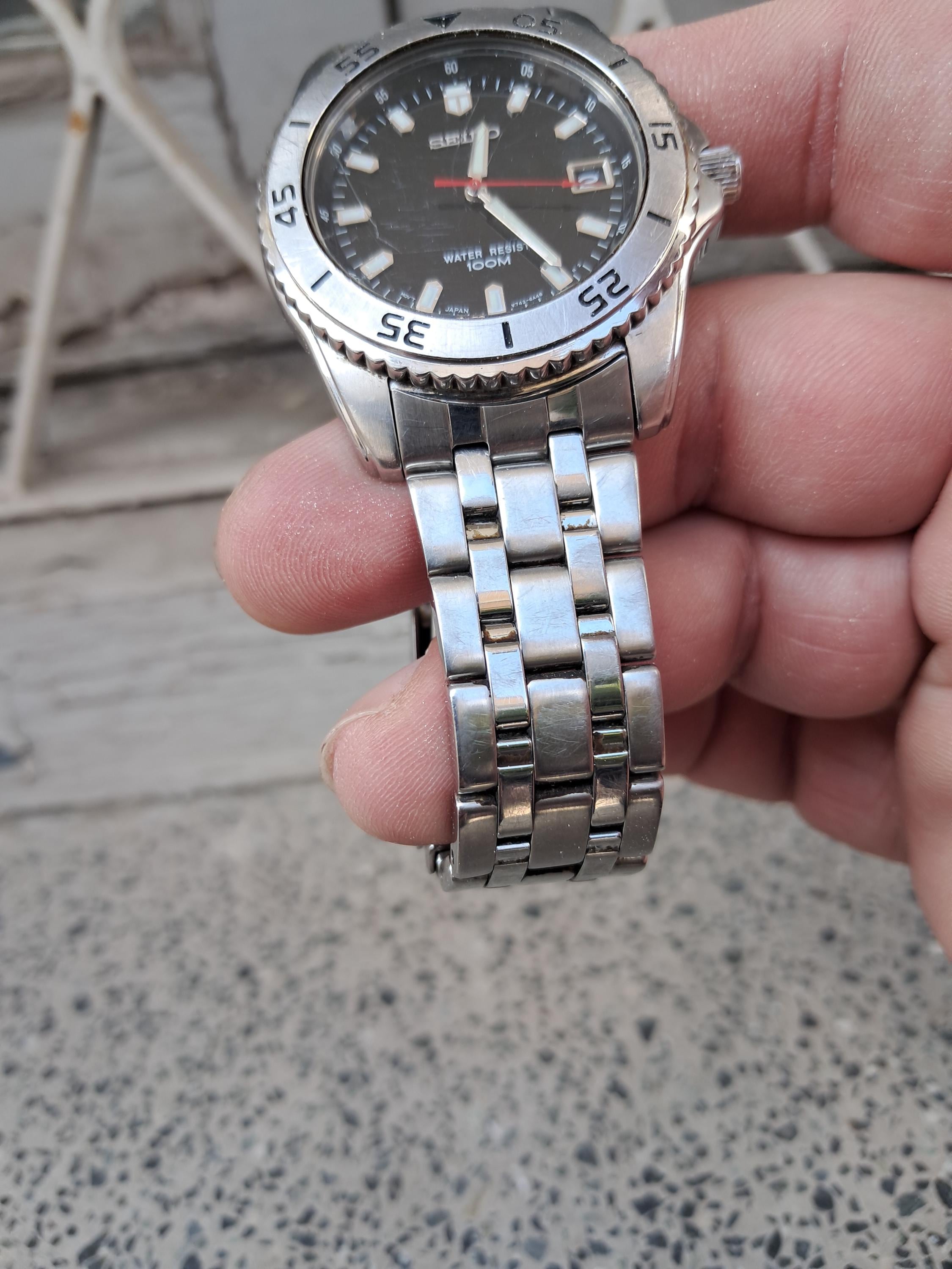 Vintage Seiko V742-6A40 Mens Wrist Watch - Etsy Canada