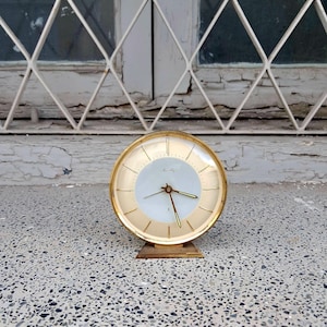 Vintage Art Deco Mauthe Alarm Clock