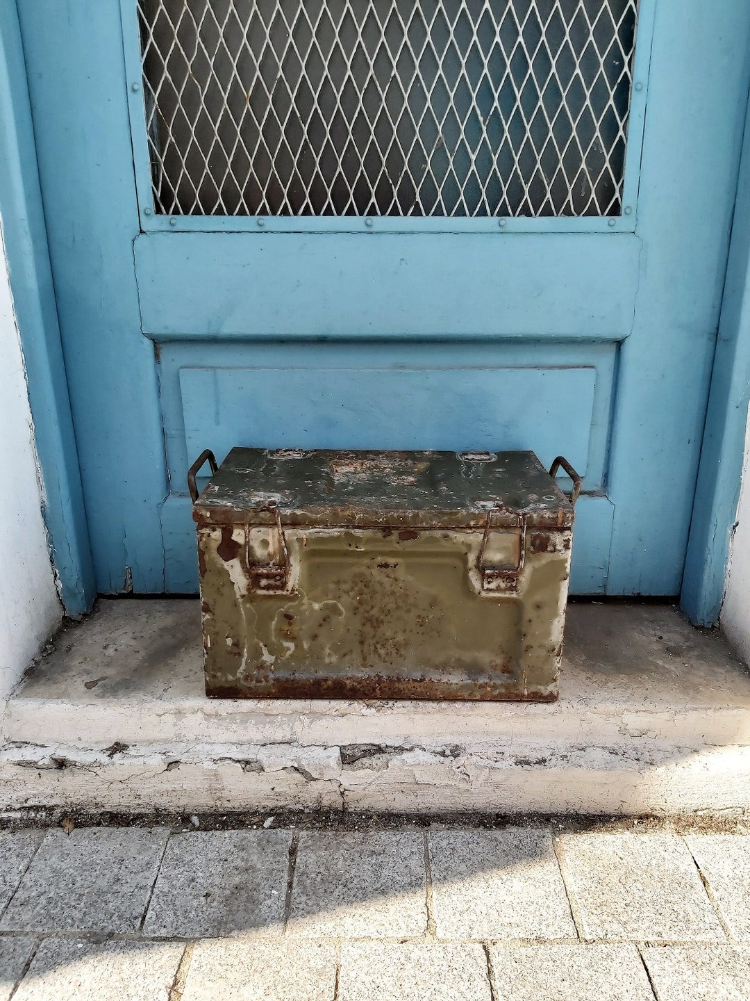 ヴィンテージ第二次世界大戦軍用弾薬箱：1944年製金属箱 - Etsy 日本