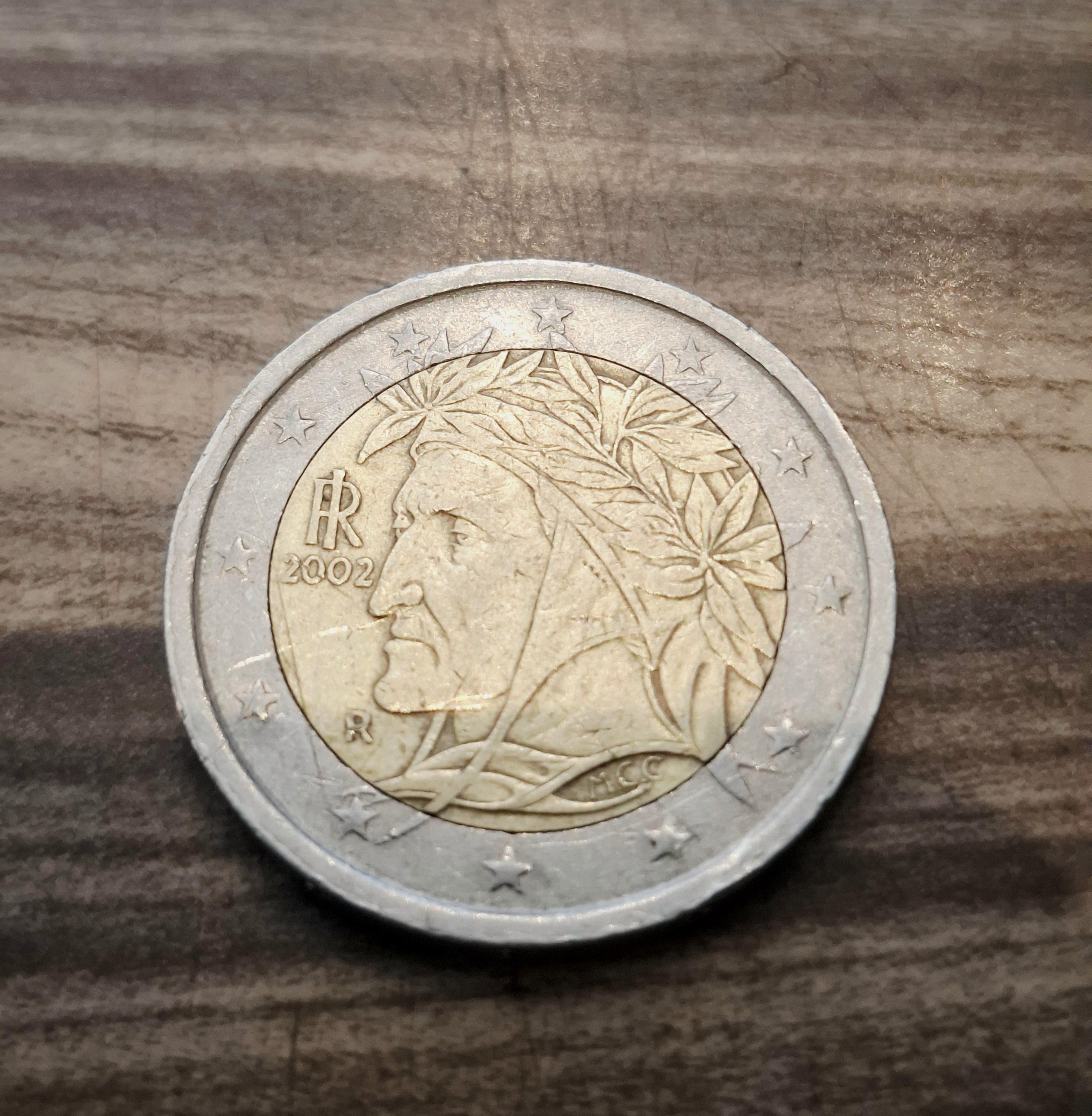 2 Euro Italy 2002 - Etsy