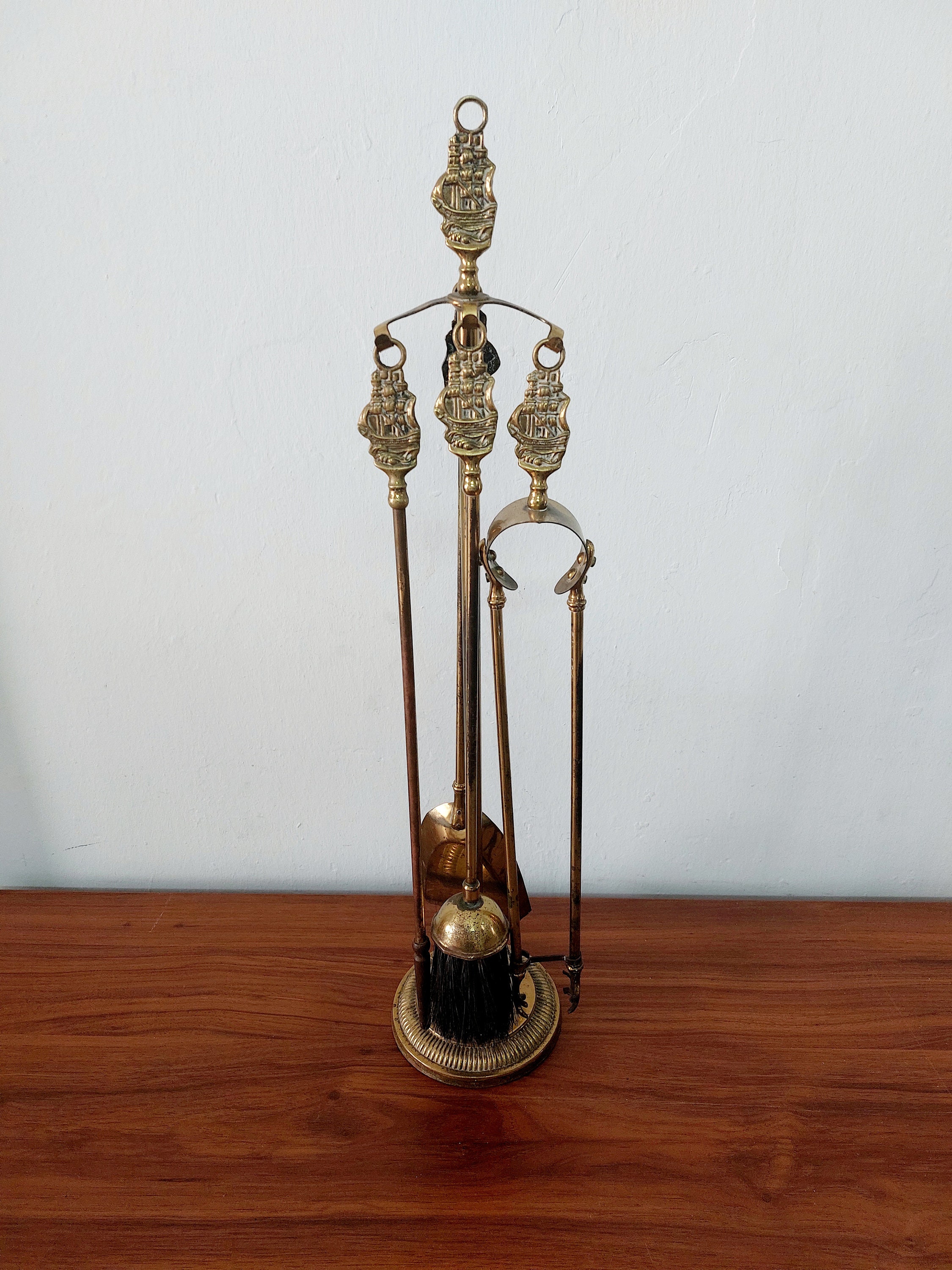 ヴィンテージ真鍮製暖炉用具 - Etsy 日本