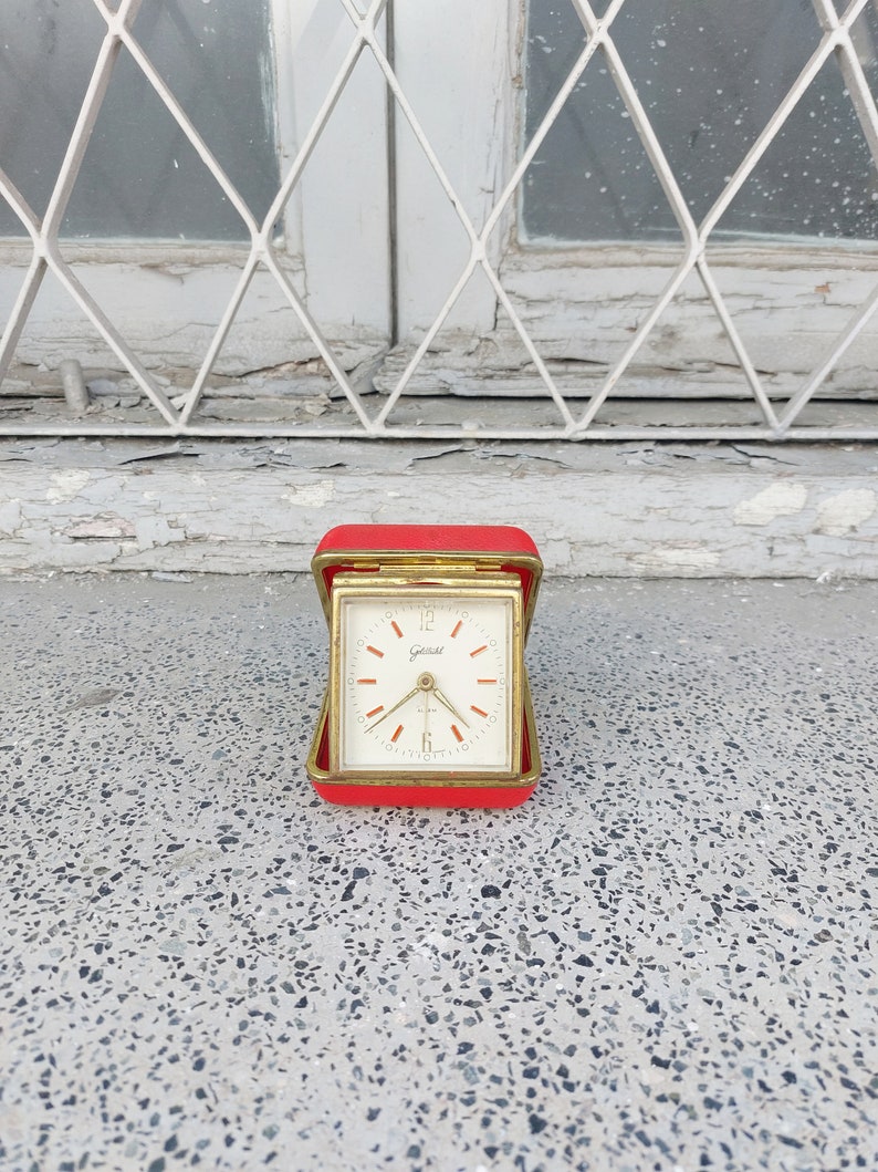Vintage Goldbuhl Travel Alarm Clock Etsy