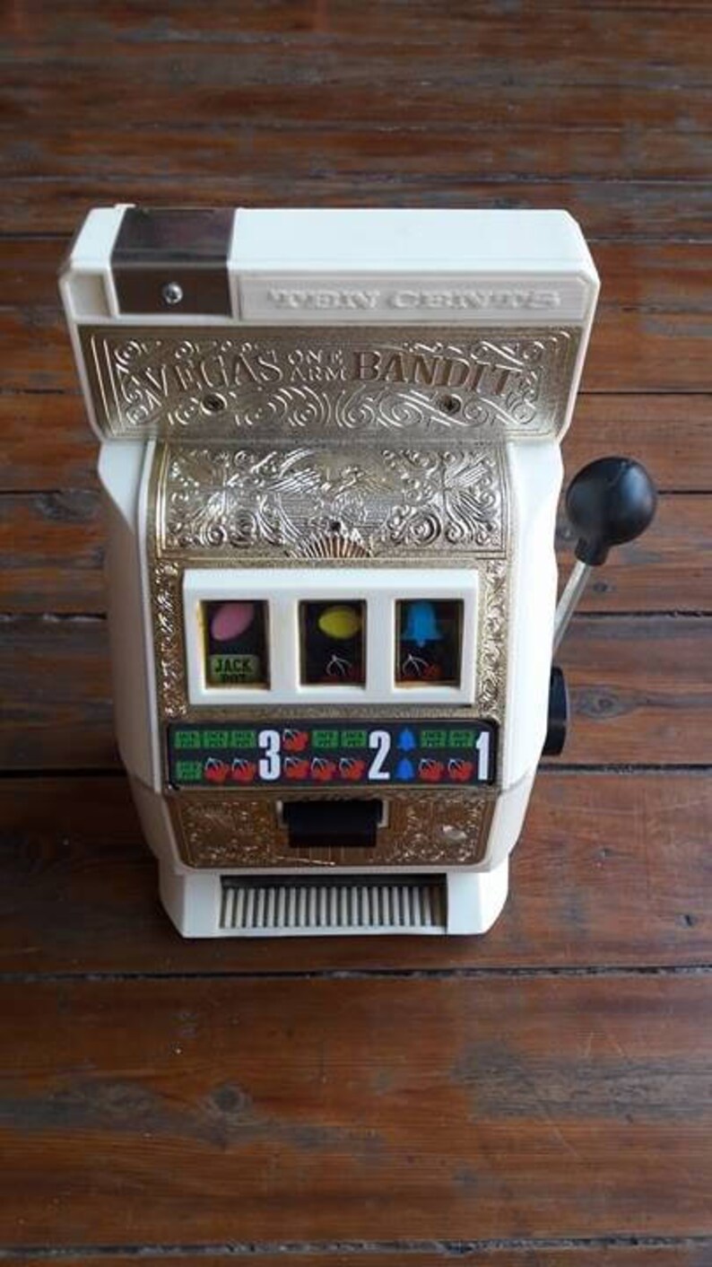 Vintage One Arm Bandit/slotmachine Piggy Bank Etsy