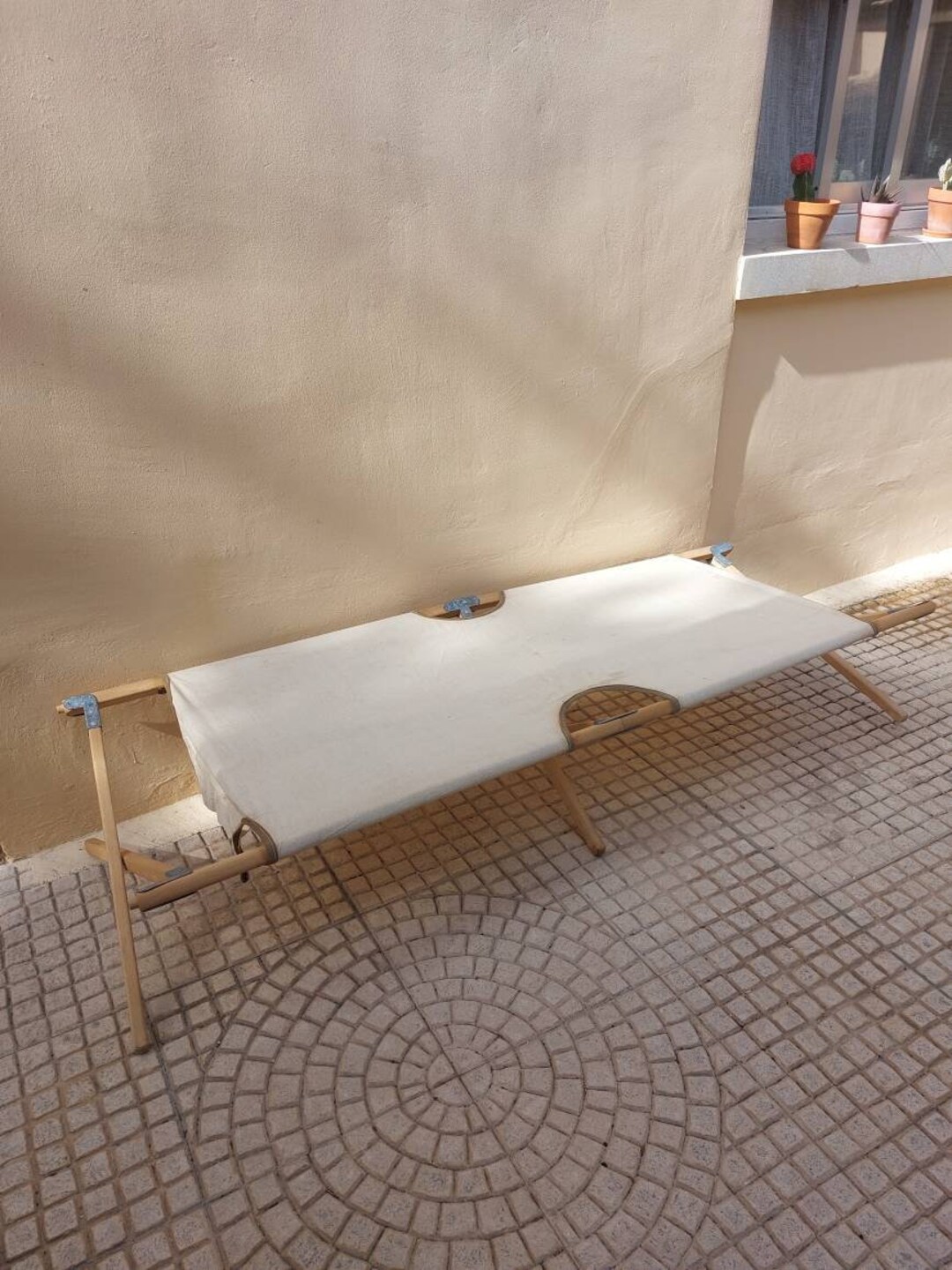 Vintage Folding Military Camp Bed Etsy