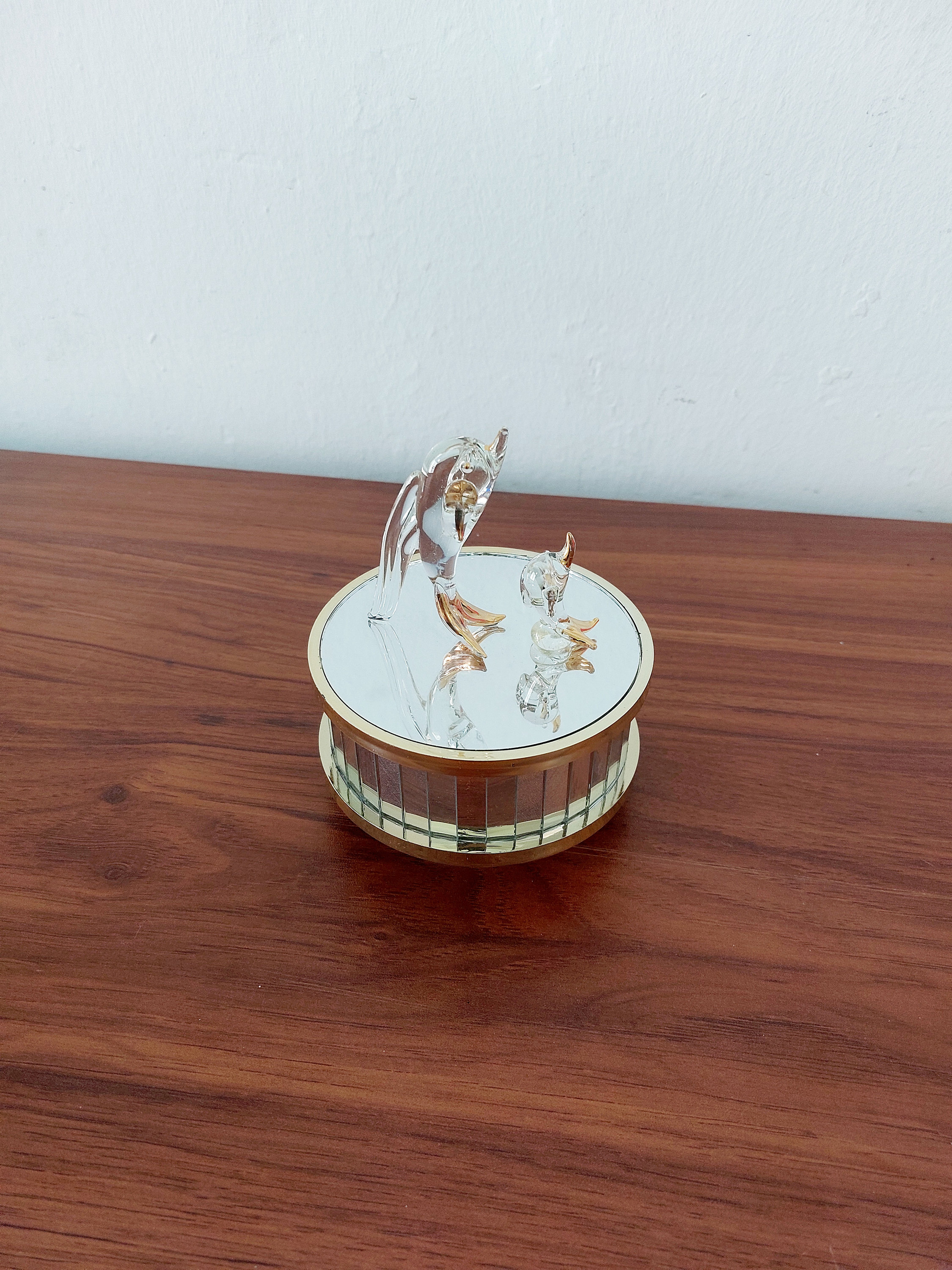 Vintage Spinning/rotating Dolphin Music Box - Etsy