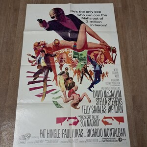 Cartel original de la película "Sol Madrid"