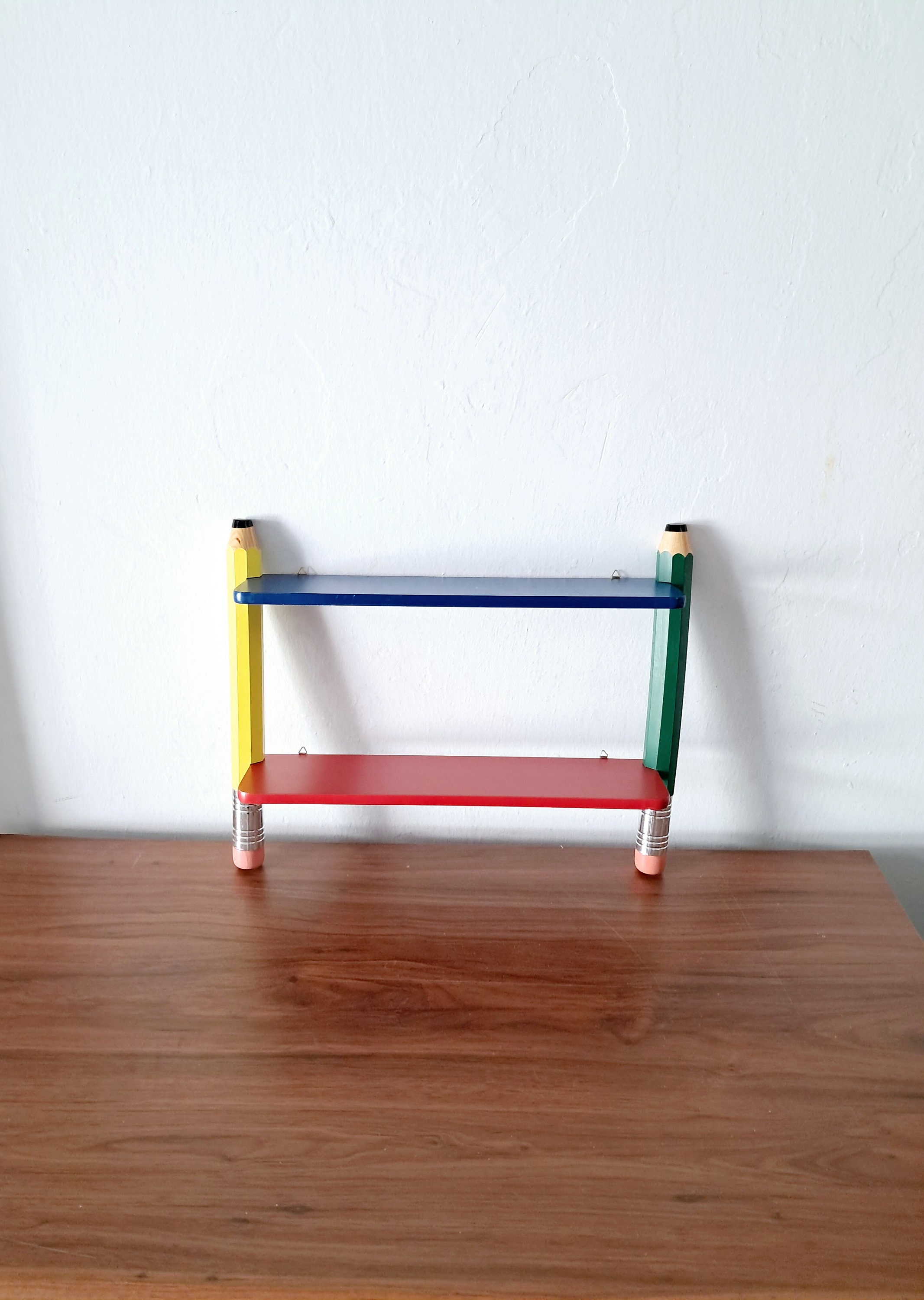 80's ペンシル コーナーシェルフ pierre sala ヴィンテージ Multicoloured Pencil Shelves by Pierre Sala, 1980s Shelf