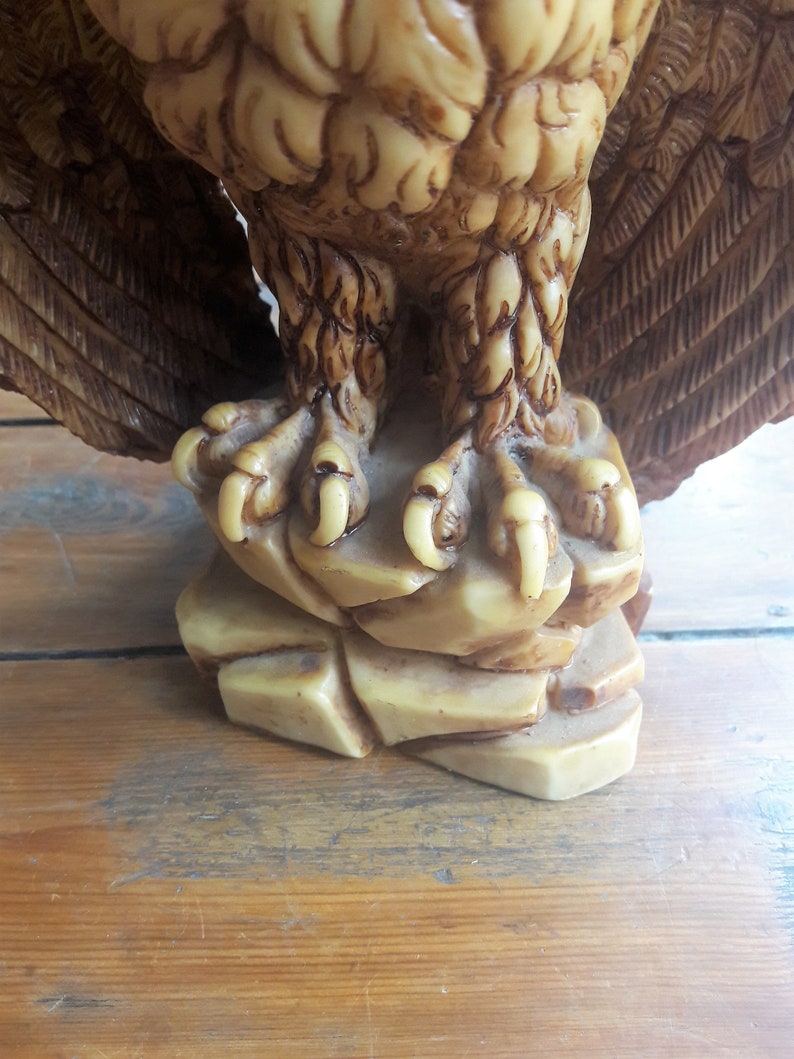 large resin eagle statues