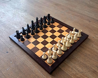Vintage Flintstones 3D Chess Set With Folding Board Complete With