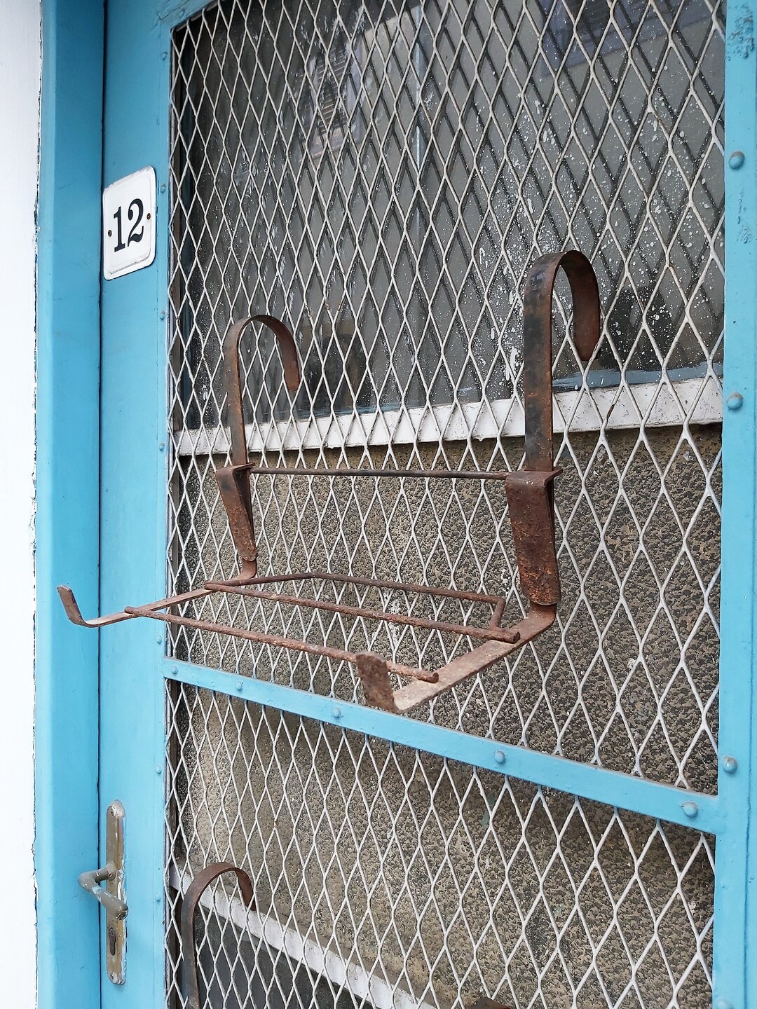 Vintage Metal Hanging Shelf/rack Etsy