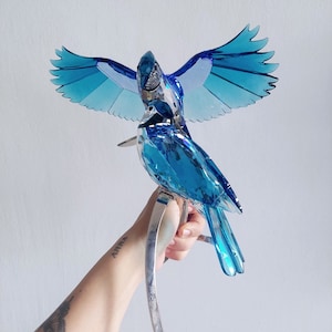 Authentic Swarovski Crystal Blue Jays/ Paradise Birds - Etsy