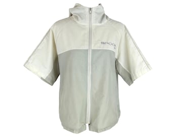 Vintage Y2K Kapuzen Windjacke: Damen Medium