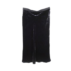 Eileen fisher black velvet skirt store