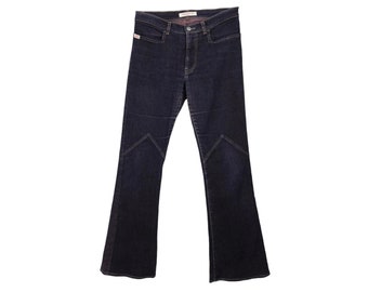 Miss Sixty Big Ty Distressed Y2K Grunge Streetwear Faded Tan Jeans