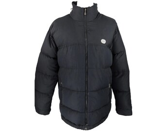 Vintage Y2K Nike Black Puffer Jacket | Men's XL