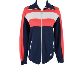 Vintage 80s Colorblock Track Jacket | Women's L, Tenson Sweden