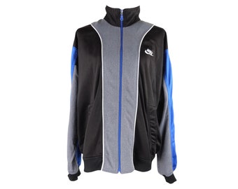 Nike Tracksuit Top Track Jacket Vintage Full Zip Y2K 00s UK