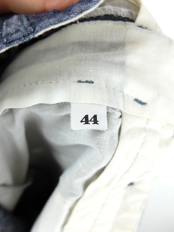 Vintage 70s Men's Mod Minimalist Solid Basic Grey… - image 6