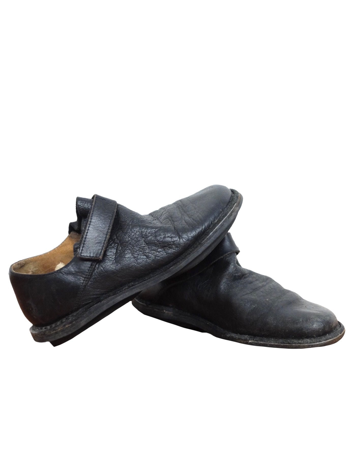 靴 00s archive leather shoes y2k grunge Vintage 2000s Y2K Trippen Minimalist Bohemian Preppy Black Leather