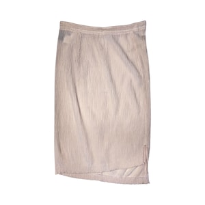 Vintage COMME des GARÇONS Silk Crinkle Pleated Midi Skirt | Size M image 1