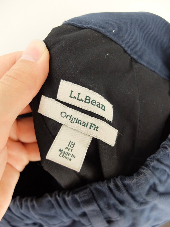 Vintage 90s Men’s Basic Solid Navy Blue Trouser P… - image 5