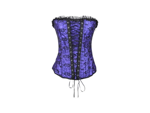 キャミソール vintage corset Corset vintage, FeelinGirl, model floral, negru, marime XL, XXMX