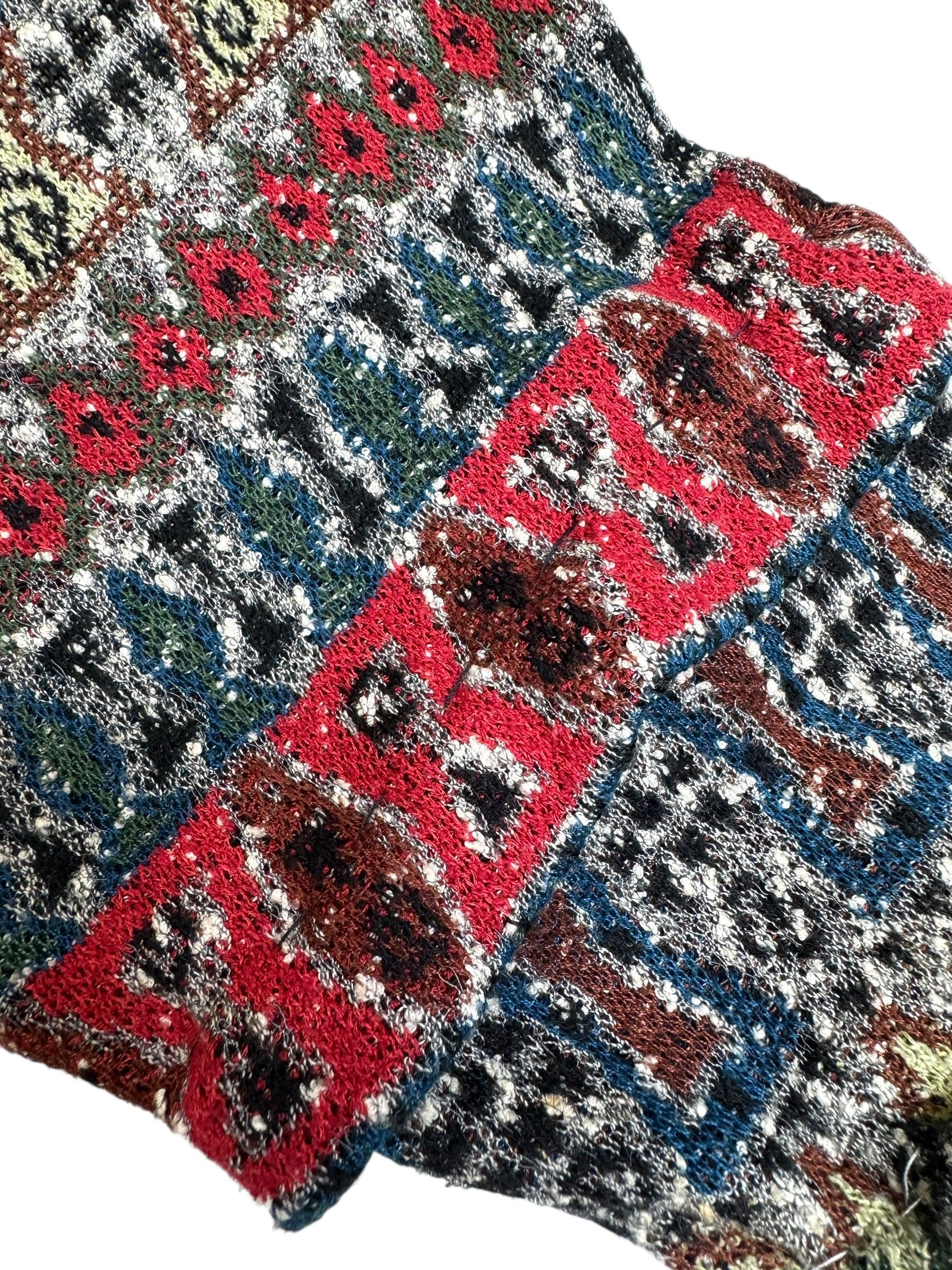 Vintage 90s Missoni Sport Knit Cardigan | Abstract Pattern, Men's