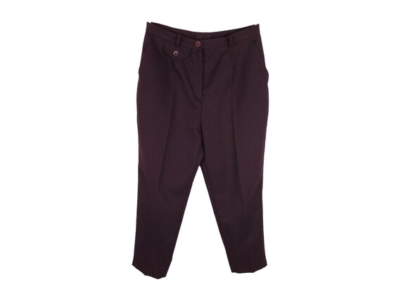 Vintage 90s Men’s Bohemian Solid Basic Dark Deep … - image 1