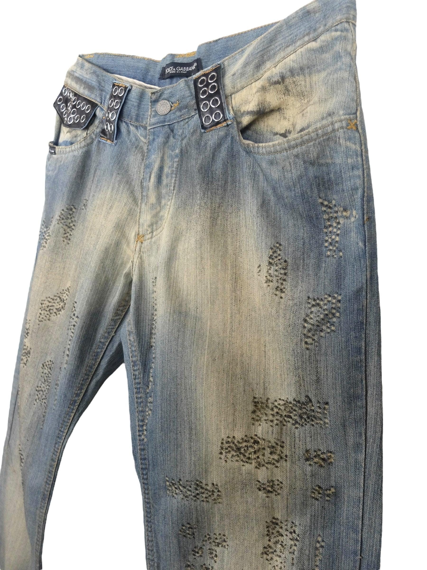 Vintage 2000s Y2K Dolce & Gabbana Deadstock Light Wash