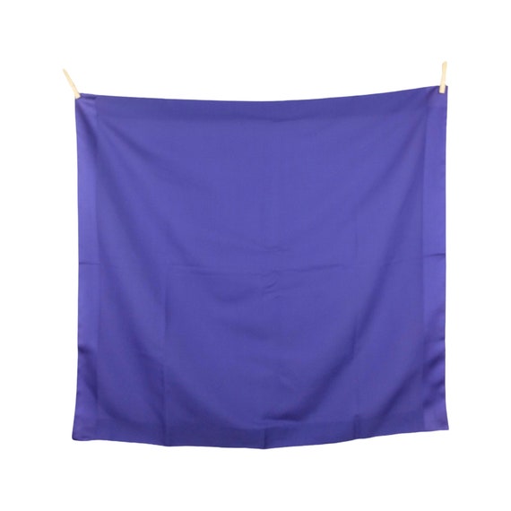 Vintage 70s Mod Basic Solid Bright Purple Large S… - image 1