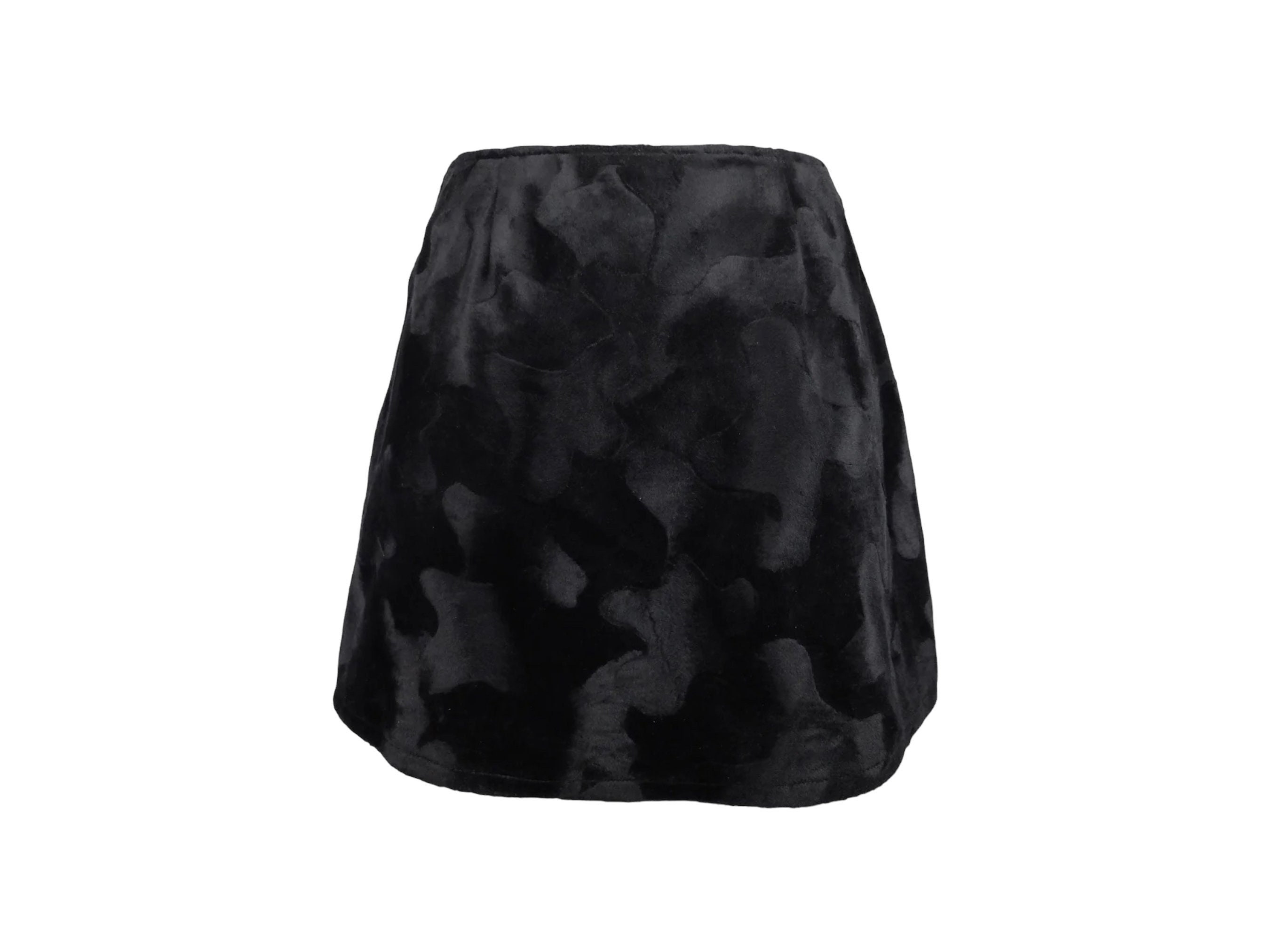 Velour Mini Skirt - Etsy