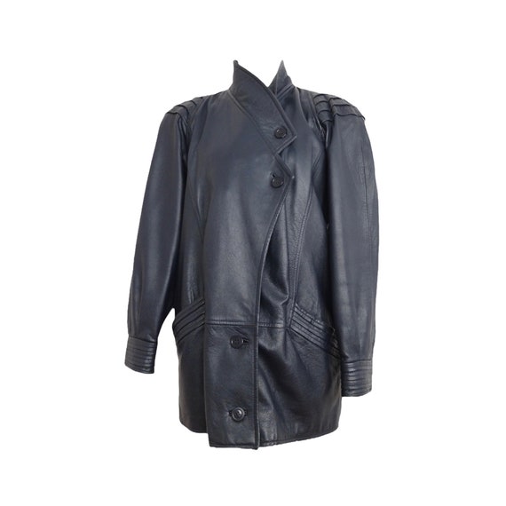 Vintage 80s Bohemian Mod Glam Rock Rocker Structured Oversized