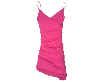 pink marble mesh dress Mesh Tube Dress