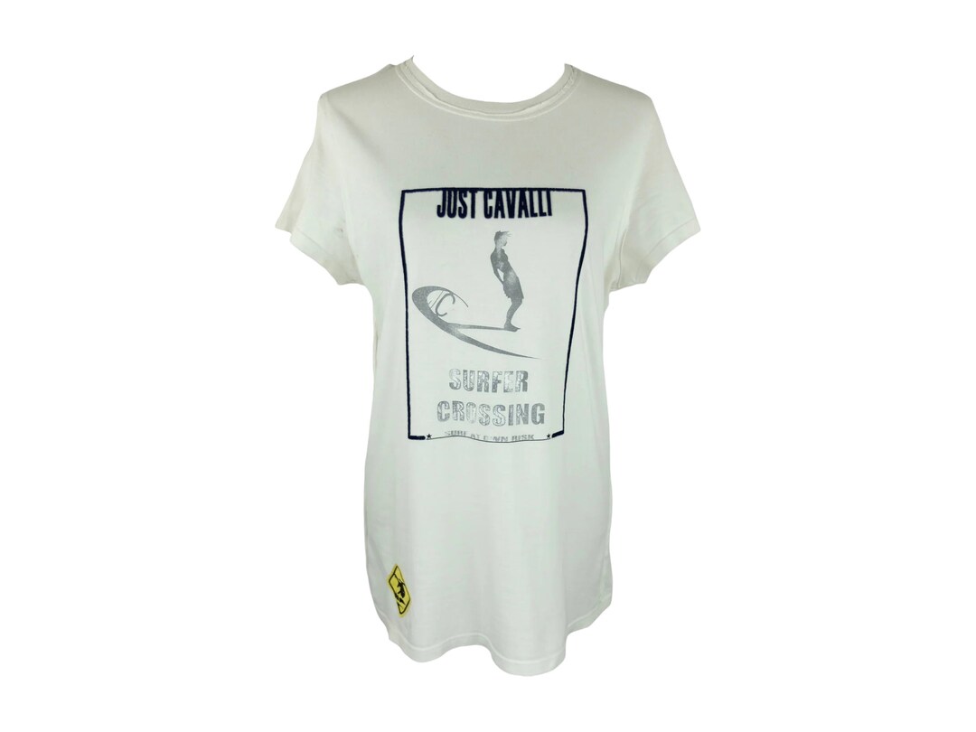 Buy Vintage Just Cavalli Surfer Graphic Tee | 2000s Y2K, Men's L