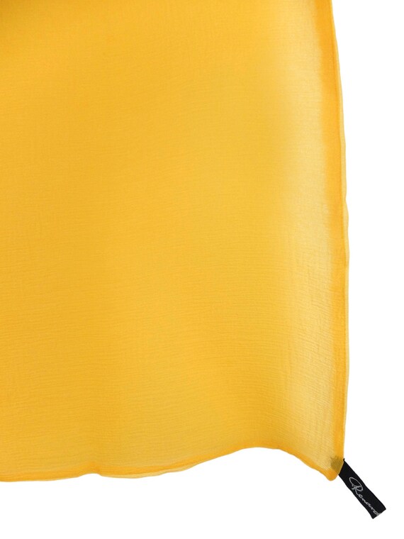 Vintage 80s Silk Chic Solid Basic Small Bright Mu… - image 2