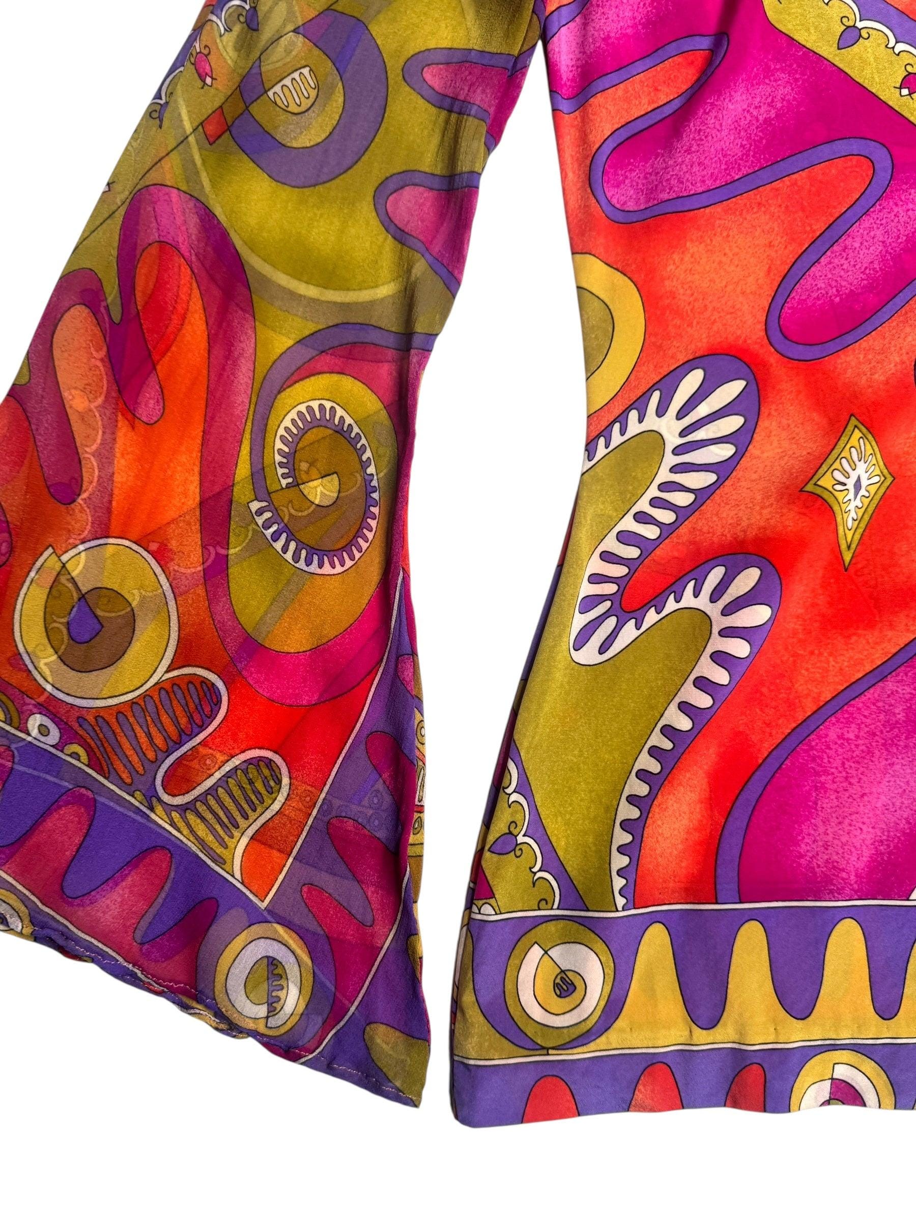 Vintage Anna Molinari Blumarine Silk Butterfly Sleeve Blouse