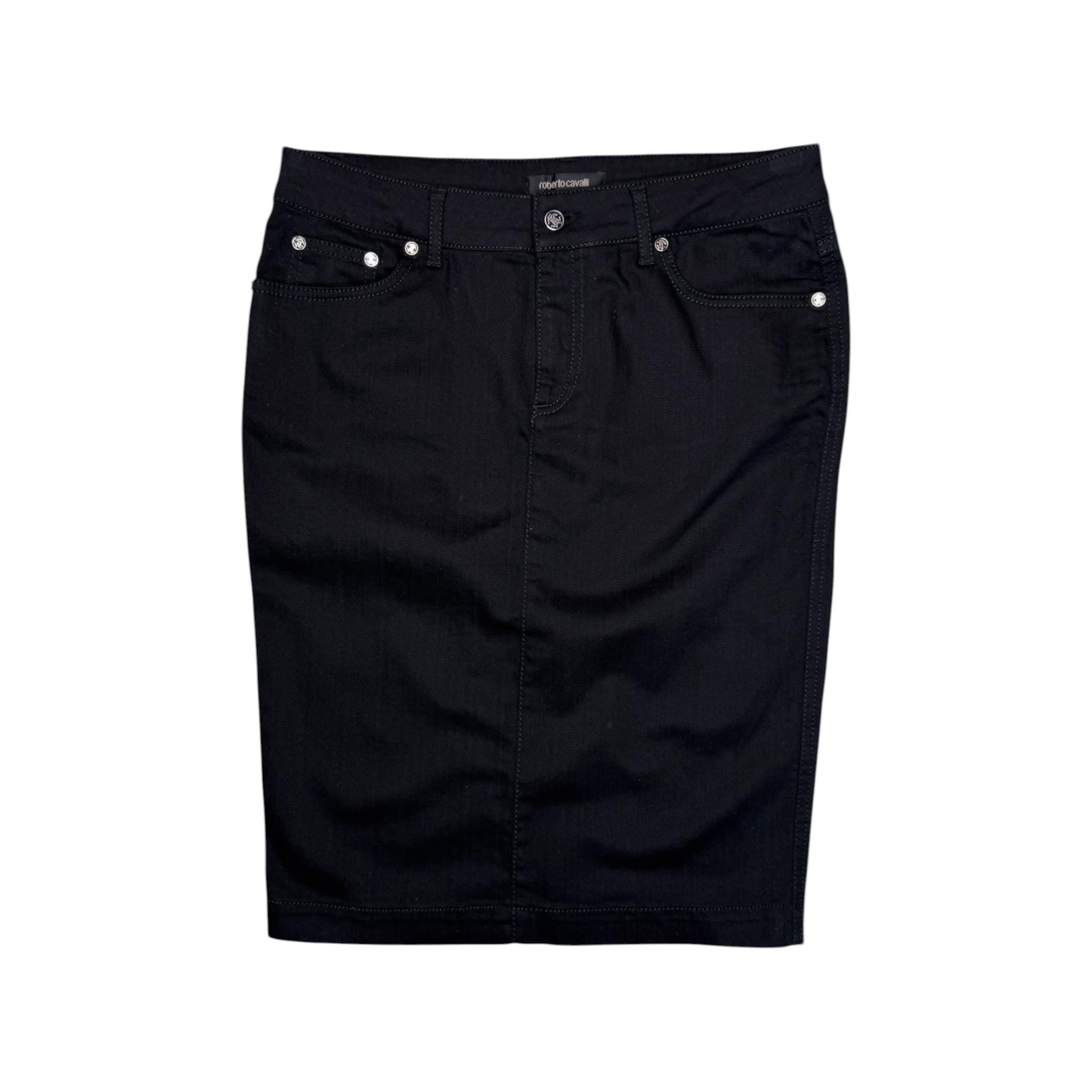 Roberto Cavalli Denim Skirt - Etsy